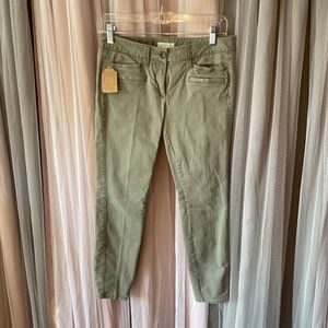 Loft Green Utility Jeans size 2P